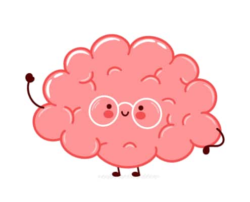 A cartoon brain looks empowered. This reflects concepts learned while doing your own website optimization. Simplified is able to teach you how to do your own website optimization and build SEO.