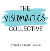 The Visionaries Collective Logo, featuring Danica Wolf for SEO tips for therapists
