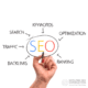 Graphic demonstrating the positive impact of marketing SEO for SLPS - enhance your reputation and build trust with potential clients