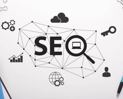 The words SEO on a table. Want to learn how you can achieve SEO success for functional medicine doctors? Our team can help you learn what healthcare SEO strategies can help the most.