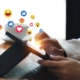 Shows someone on social media. Represents how seo for mental health professionals can support clinicians in increasing their visibility.