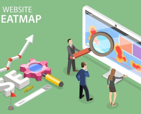 A graphic depicting how a website heatmap can improve local seo for therapists. Learn more about the benefits of therapist directories for your practice today.