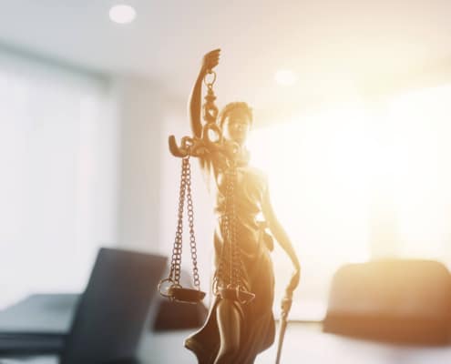 The Lady Justice statue. Did you know we offer SEO for personal injury lawyers? Contact us to discover more SEO tips.