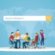 A search bar with Keyword Research and small icon people at desk. Keyword research is crucial to grow your personal injury law firm. Discover more keyword research & SEO techniques here.