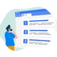 A graphic showing a person looking at their local seo rankings. learn more about local SEO for therapists by searching for SEO for mental health professionals.