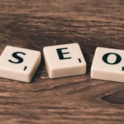 The tile letters spell out SEO. SEO for private practice owners can help establish your business and grow your client base.
