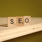 Image of wooden tiles spelling SEO. Discover the best way to advertise your law firm with the help of SEO.