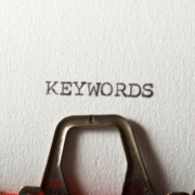 Shows the word "keywords" that can be used for private practice SEO. Represents how important they are to seo for mental health.