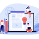 A graphic of people working on a website. Wondering how Content Networks could help bring your private practice into the future? Speak with our team to learn how Content networks for SEO is the future!