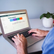 Image of a man typing on a laptop. If you want to help enhance your private practice SEO, discover how Simplified SEO Consulting can help you.