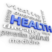 A collage of words related to Helping Professionals and health representing the roll SEO strategies play in connecting with your ideal clients.