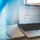 A laptop displaying Google Analytics data, used for tracking SEO & Content performance and improving SEO Writing strategies for better website visibility.