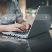 An individual typing on a laptop with a search bar appearing. Discover how keyword research is changing in the SEO world by reading our blog. We can help you boost your online presence today!